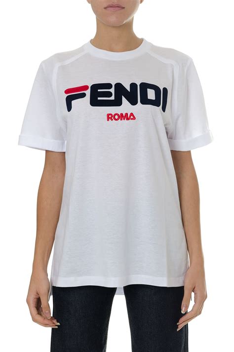 fendi roma t shirt|fendi t shirt price.